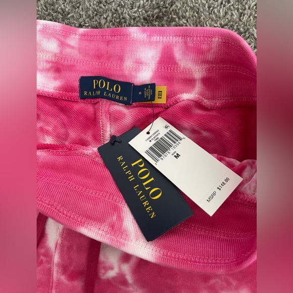 POLO RALPH LAUREN MEN SHORTS TIE-DYE PINK - Picture 4 of 7